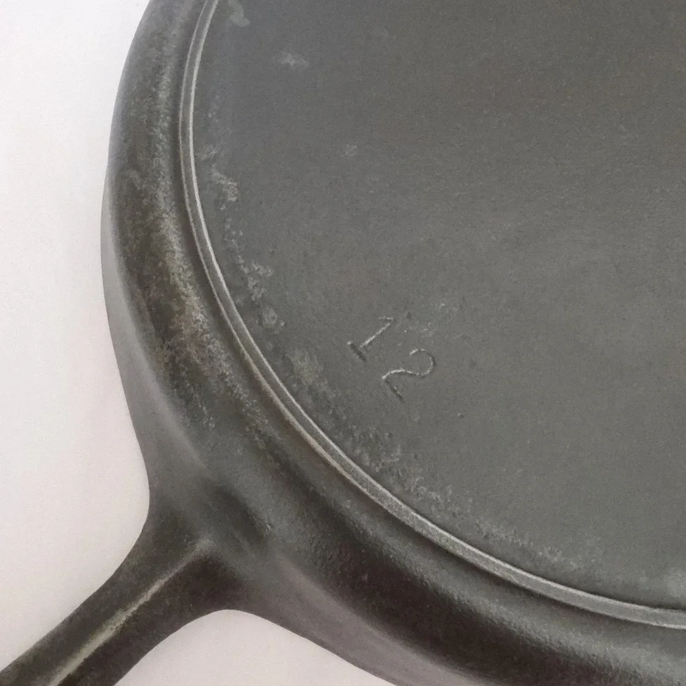 VTG BSR Century Series no 12 cast iron skillet made in USA Heat Ring. Sits Flat